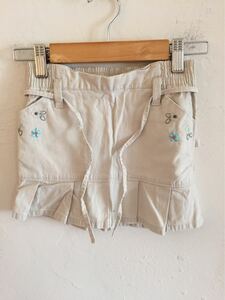 【送料無料】中古 OshKosh オシュコッシュ ショートパンツ 刺繍 サイズ95