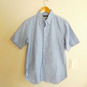フリーホイーラーズ FREEWHEELERS GREAT LAKES LYMAN ライマン 半袖 ボタンダウンシャツ ドレスシャツ 15 ライトブルー（水色）