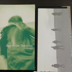 VHS_9】Sleep My Dear Dear&Hate ステッカー付 VHS ビデオテープ