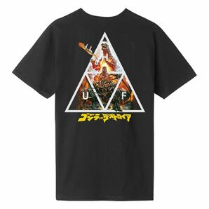 HUF X Godzilla Triple Triangle T-Shirt Black M Tシャツの画像1