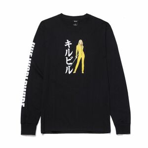 HUF X Kill Bill Black Mamba L/S T-Shirt Black S Tシャツ