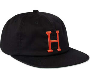 HUF Sf Classic H 6 Panel Hat Cap Black キャップ 