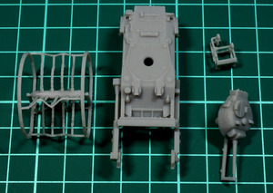 1:144 WWII British Sherman Crab II Mine Flail (sweeping mode) ( resin kit ) unassembly * not yet painting CGD