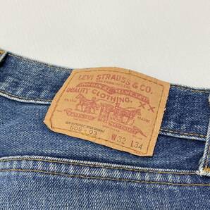 米国製 00年製 Levi's リーバイス 505 デニム ショートパンツ 32 インディゴ メンズ 脇割 ペンキ ビンテージ 23-0706の画像5