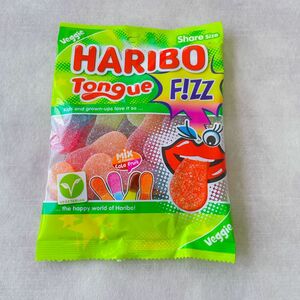 HARIBO 【日本未販売】Tongue 185g ベジタリアングミ　 ハリボーグミ