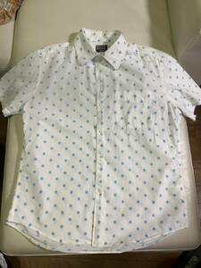 me3705 TK Takeo Kikuchi dot pattern short sleeves shirt 2