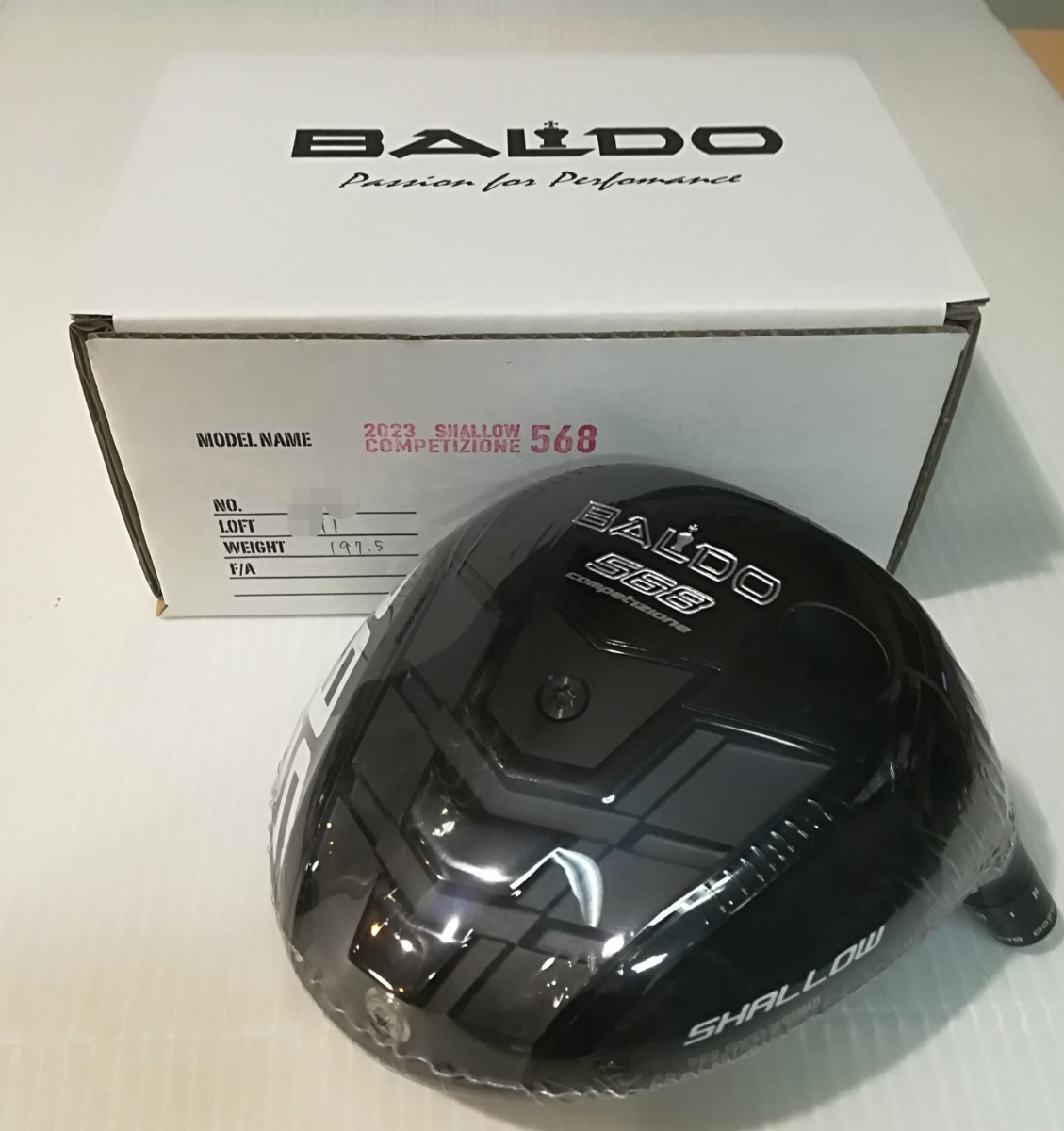 新品】2023 BALDO COMPETIZIONE 568 SHALLOW 11°□ヘッドのみ□バルド