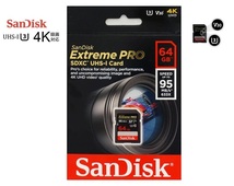 64GB サンディスク Extreme Pro SDXCカード 64GB UHS-I U3 V30対応 R:95MB/s SanDisk 4K対応 SDSDXXG-064G-GN4IN　ビデオ最適SDカード _画像2
