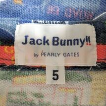 Jack Bunny!! ジャックバニー PEARLY GATES パーリーゲイツ 総柄 ポロシャツ シャツ 鹿子 Route 66_画像4