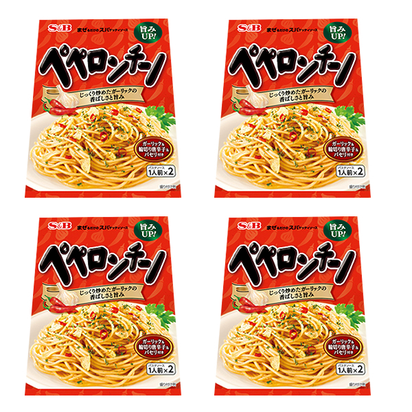 ■エスビー　まぜるだけのスパゲッティソース　ペペロンチーノ　4袋■1袋2パック入り■あえるパスタソース