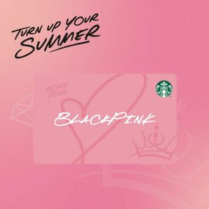 [ STARBUCKS ] x BLACKPINK スタバカード PINK VER. 正規品 コラボグッズ 数量限定