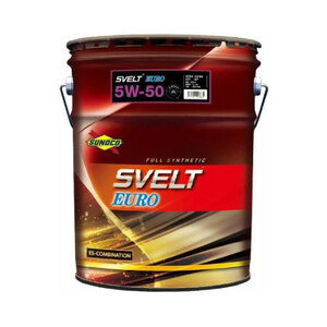 SUNOCO SVELT EURO 5w50 20L API SP ACEA A3/B4 CF-4 スノコ スヴェルト ユーロ フルシンセ 日本サン石油 スポーツ走行 サーキット 欧州車