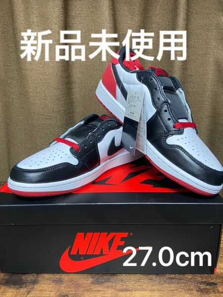 Nike Air Jordan 1 Retro Low OG "Black Toe