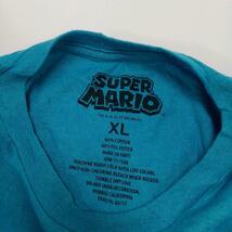 【XL】super mario スーパーマリオ Tシャツ ライトブルー_画像6