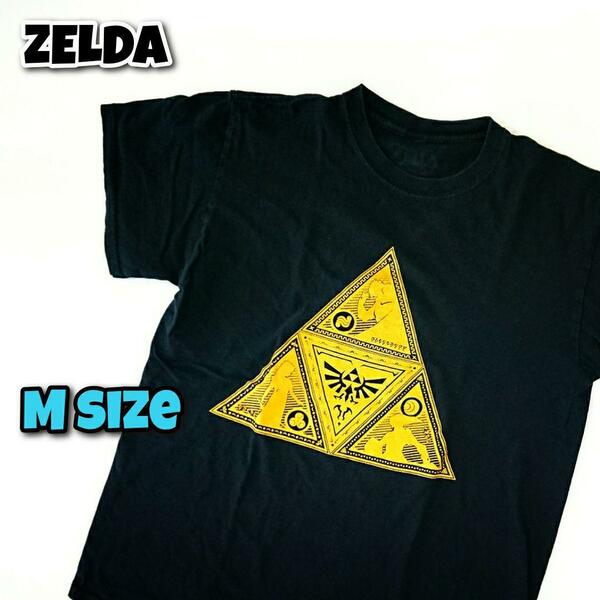 【M】ZELDA ゼルダの伝説 Tシャツ ブラック リユース ultramto