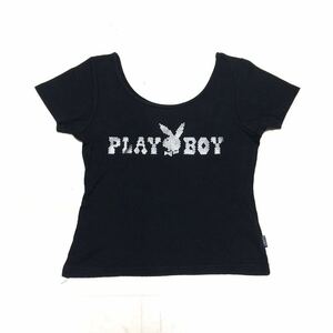 【送料360円】PLAYBOY プレイボーイ 半袖Tシャツ 女性用 レディース Mサイズ 古着 CD231