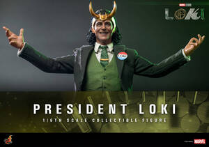 ホットトイズ 1/6 テレビ・マスターピース 『ロキ』 ロキ 大統領 .Ver 未開封新品 TMS066 President Loki HOTTOYS アベンジャーズ