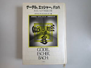 B7CΦ 初版 1985年【ゲーデル エッシャー バッハ あるいは不思議の環】ダグラス R ホフスタッター/著 野崎昭弘 はやし はじめ 柳瀬尚紀/訳