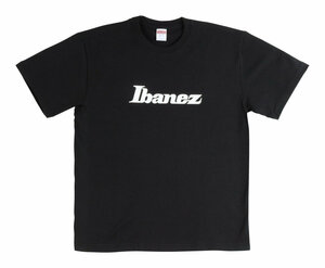 即決◆新品◆送料無料Ibanez IBAT007S [Sサイズ] Tシャツ ブラック / ホワイト ロゴ/メール便