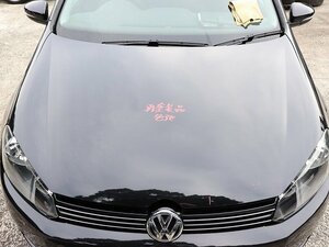 VW ゴルフ6 BlueMotion 5K 2013年 1KCBZ ボンネットフード (在庫No:514179) (7469)