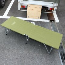 美品 Coleman/コールマン パックアウェイコット 2000031296 キャンプ用品 アウトドア ベッド ベンチ_画像1