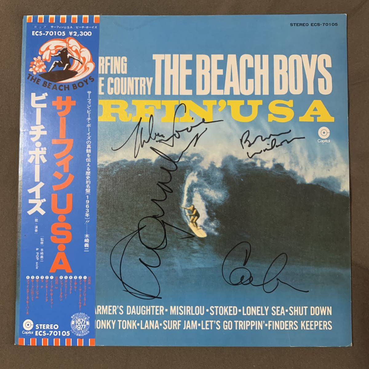 The Beach Boys ブライアン・ウィルソン 直筆サイン入りレコード