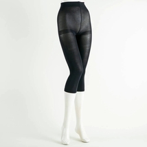 グンゼ Tuche トゥシェ 深く美しい黒 Deep Black LEGGINGS レギンス ブラック 7分丈 M-L 2枚セット 新品 送料無料_画像3