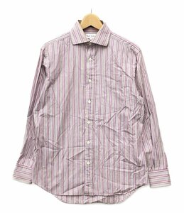 美品 ポールスミス 長袖シャツ ストライプ柄 メンズ M M PAUL SMITH [1003]