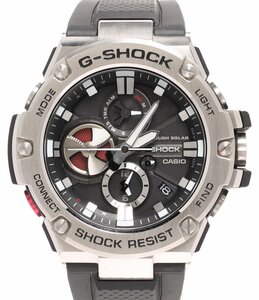 カシオ 腕時計 TOUGH SOLAR G-STEEL GST-B100 G-SHOCK ソーラー ブラック メンズ CASIO [0304]