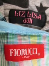 【お買得！】★女の子用半袖ジップアップパーカ2点セット★①FIORUCCI/ブルー系/150サイズ　②LIZ LISA doll/グレー系/サイズF_画像5