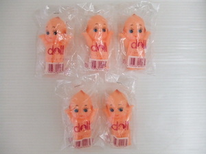 [ unopened goods!]* kewpie doll doll 5 body set * made in Japan /T-8/ total length approximately 9.