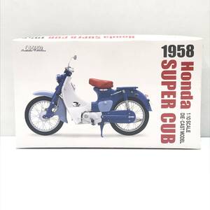 ★中古品★MMP エムエムピー ミニカー 1/10 EBBRO エブロ ホンダ スーパーカブ 1958 Honda Super CUB Blue Diecast Model