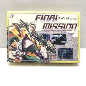 ★中古品★NATSUME ナツメ ファミコンソフト FINAL MISSION ファイナルミッション