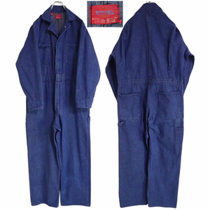 4299/ rare Dickies 60's Vintage Denim coverall IDEAL Zip over all-in-one Jump suit coverall Dickies old clothes 