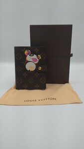 LOUIS VUITTON ルイヴィトン 村上隆 手帳カバー モノグラム 二つ折りパンダ