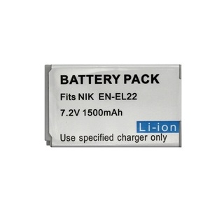 【送料無料】 Nikon ニコン EN-EL22 バッテリー 1500mAh 1 J4 Nikon 1 S2 MH-29 互換品