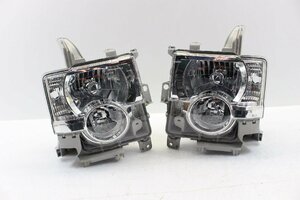 美品/キズ無　ムーヴコンテ　カスタム　L575S　ヘッドライト　左右　コイト　100-51966　キセノン　HID　レベ付　284507-284508-C427