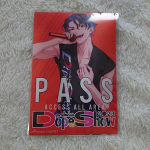 Paradox Live Dope Show 2023　バックステージパス風　サテンステッカーセット　HANCHO 犬飼憂人　パラライ　ドプショ