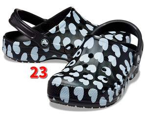 【23cm】新品 バヤ シーズナル プリンテッド クロッグ BAYA SEASONAL PRINTED CLOG カラー: Black / White 送料510円～