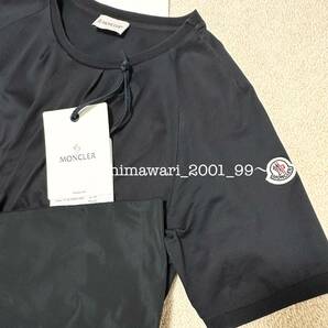 MONCLER モンクレール マキシ丈 ワンピース ドレス ラグラン スモンキング Monclerロゴ XS 大きめ 黒 ブラック ￥75.600 オールシーズンの画像3