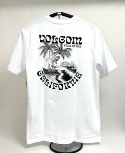 VOLCOM ボルコム AF522306WHT② メンズ Lサイズ 半袖Tシャツ カリフォルニア ベアー サーフィン ホワイト色 ヴォルコム 新品 即決 送料無料