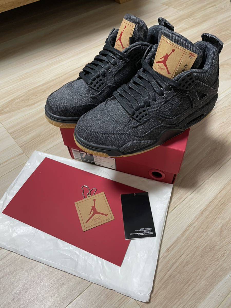 Yahoo!オークション -「air jordan 4 levis」の落札相場・落札価格