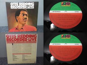 OTIS REDDING・オーティス・レディング / RECORDED LIVE (国内盤) 　 　 LP盤・P-11161