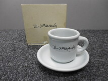 矢沢永吉・E.YAZAWA・マグカップ・コーヒーカップ&ソーサー・セット （おそらく未使用品かと) / 詳細不明・レア_画像5
