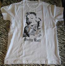 マリリン・モンロー　Marilyn Monroe　Tatoo　Tシャツ　2L　白　綿100％_画像2