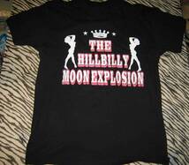 HILLBILLY MOON EXPLOSION, THE (ザ・ヒルビリー・ムーン・エクスプロージョン) 黒Tシャツ　L　綿100％_画像2