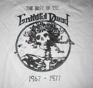 グレイトフル・デッド　Grateful Dead　白Tシャツ　L