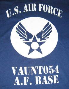 U.S.AIR FORCE　米空軍　ネイビーTシャツ　Lサイズ