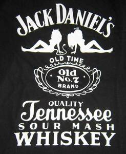 ジャックダニエルズ　JACK DANIEL'S　黒Tシャツ　L　コットン100％