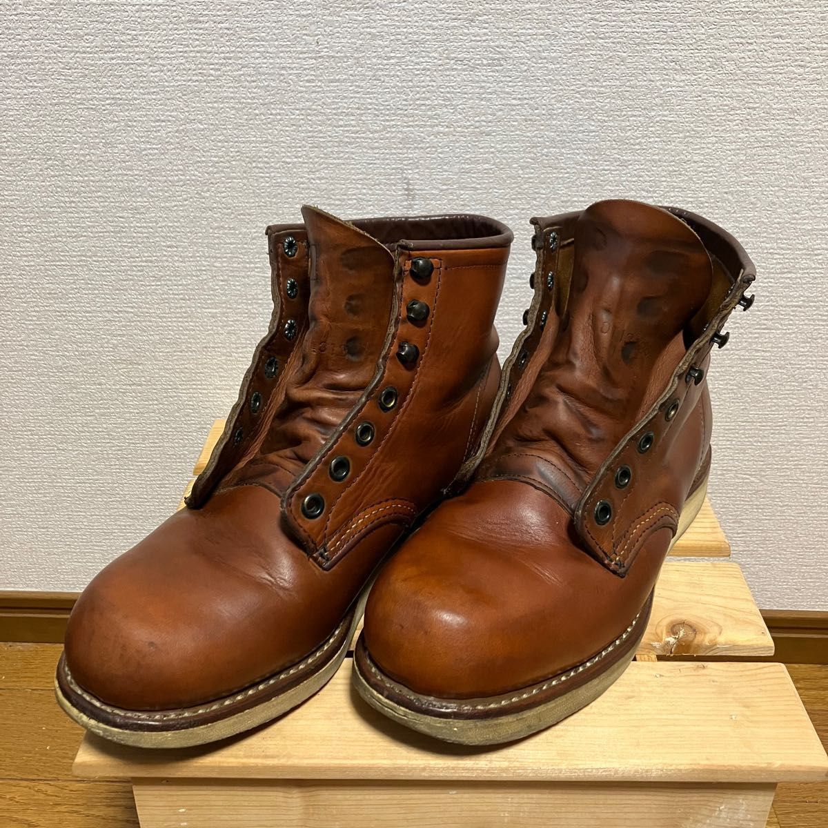 美品 BAPESTA FootSoldier × RED WING 9E コラボ レッドウィング